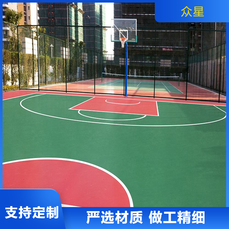 济南市塑胶篮球场篮球场硅PU - 一站式服务