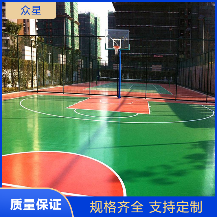 济南市塑胶篮球场学校塑胶跑道 - 价格